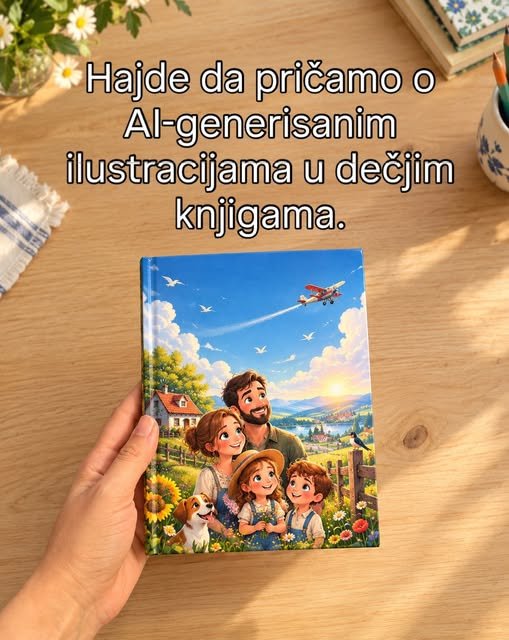 AI-generisane ilustracije u knjigama — slika 1