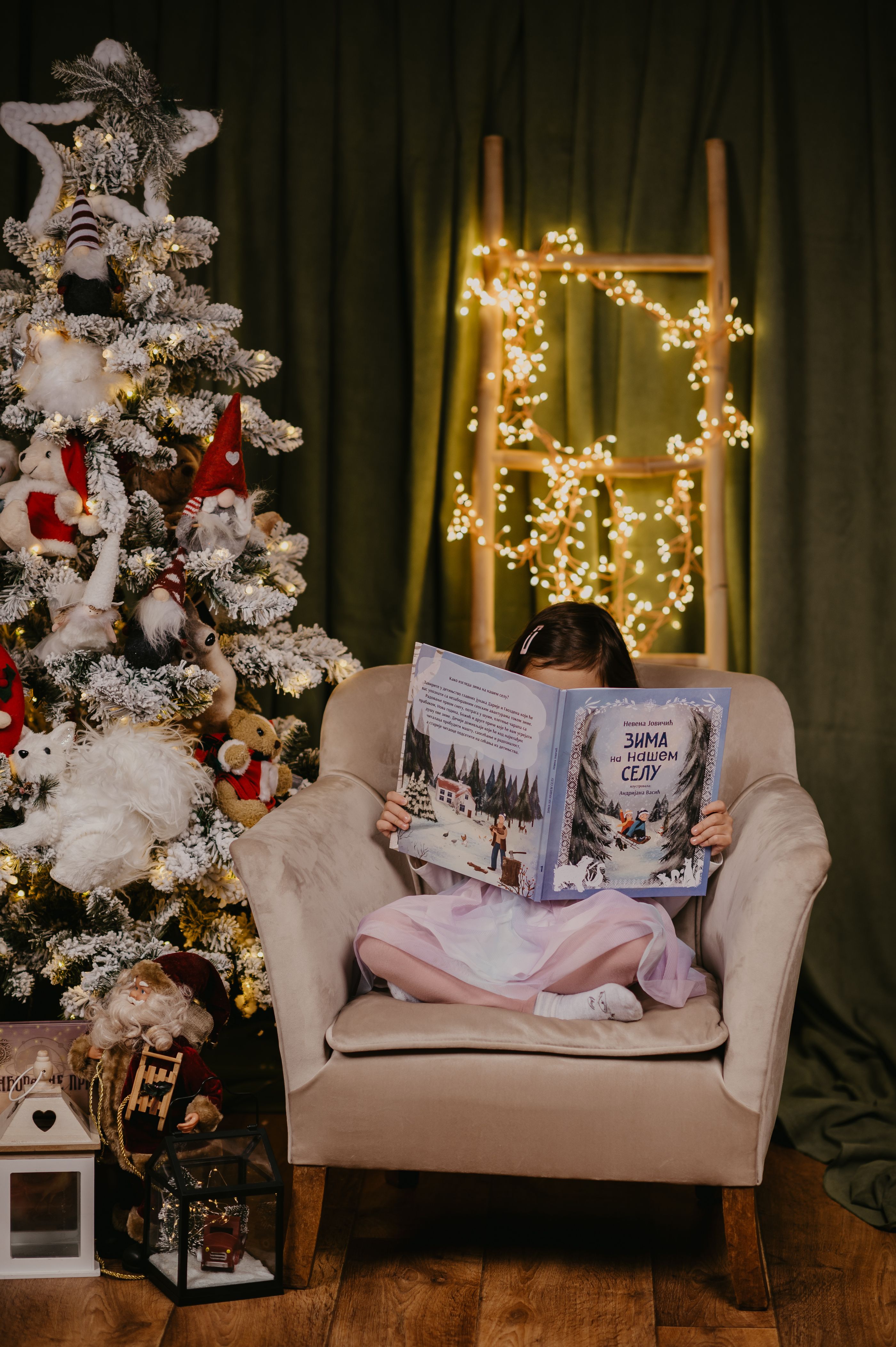 Citanje zimske knjige o selu