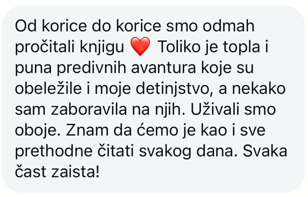 Topla knjiga puna avantura iz detinjstva pročitana od korice do korice